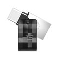 Silicon Power Mobile C31, 64 GB, USB Type-A / USB Type-C, 3.2 Gen 1 (3.1 Gen 1), Drehring, 3,3 g, Schwarz, Silber