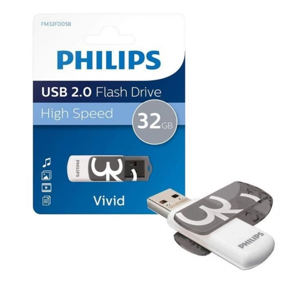 Philips USB 2.0 Stick 32GB, Vivid Edition, we-gr