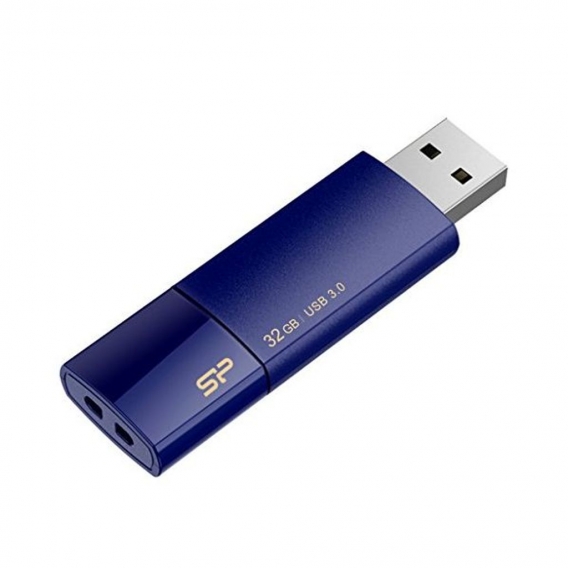 Silicon Power Blaze B05, 32 GB, USB Typ-A, 3.2 Gen 1 (3.1 Gen 1), Dia, 9,2 g, Blau