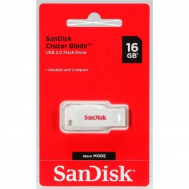 More about SanDisk Cruzer Blade White  16GB SDCZ50C-016G-B35W