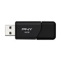 PNY Attaché 4 3.0 64GB, 64 GB, USB Typ-A, 3.2 Gen 1 (3.1 Gen 1), 80 MB/s, Kappe, Blau, Weiß