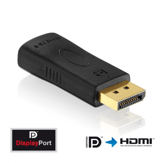 PureLink PI150 PureInstall Serie er DisplayPort/HDMI-Adapter (DisplayPort Stecker konvertiert auf HDMI A Buchse)