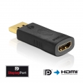 PureLink PI150 PureInstall Serie er DisplayPort/HDMI-Adapter (DisplayPort Stecker konvertiert auf HDMI A Buchse)