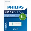 Philips FM08FD70B Snow edition - USB-Flash-Laufwerk - 8 GB - USB 2.0