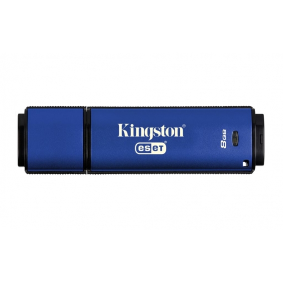 Kingston DataTraveler Vault Privacy 3.0 Anti-Virus 8GB - 8 GB - USB Typ-A - 3.2 Gen 1 (3.1 Gen 1) - 165 MB/s - Kappe - Blau