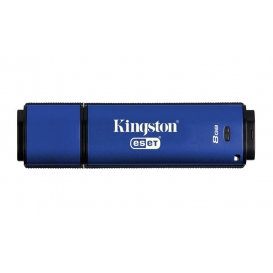 More about Kingston DataTraveler Vault Privacy 3.0 Anti-Virus 8GB - 8 GB - USB Typ-A - 3.2 Gen 1 (3.1 Gen 1) - 165 MB/s - Kappe - Blau