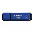 Kingston DataTraveler Vault Privacy 3.0 Anti-Virus 8GB - 8 GB - USB Typ-A - 3.2 Gen 1 (3.1 Gen 1) - 165 MB/s - Kappe - Blau