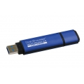 Kingston DataTraveler Vault Privacy 3.0 Anti-Virus 8GB - 8 GB - USB Typ-A - 3.2 Gen 1 (3.1 Gen 1) - 165 MB/s - Kappe - Blau