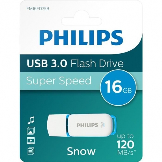 PHILIPS - Clé USB - Snow - 16 Go - USB 3.0