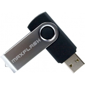 More about MaxFlash 4 GB USB Drive 2.0, 4 GB, USB 2.0, 8 MB/s, Schwarz, 5,5 cm, 1,9 cm