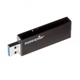 More about Poppstar Brush USB 3.0 Stick, 32 GB, aus gebürstetem Aluminium