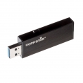 Poppstar Brush USB 3.0 Stick, 32 GB, aus gebürstetem Aluminium