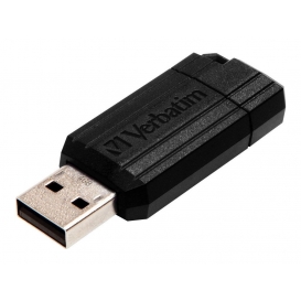 More about Verbatim PinStripe USB Drive 4GB - Black, 4 GB, USB 2.0, 10 MB/s, 21 mm, 54 mm, 9.22 mm