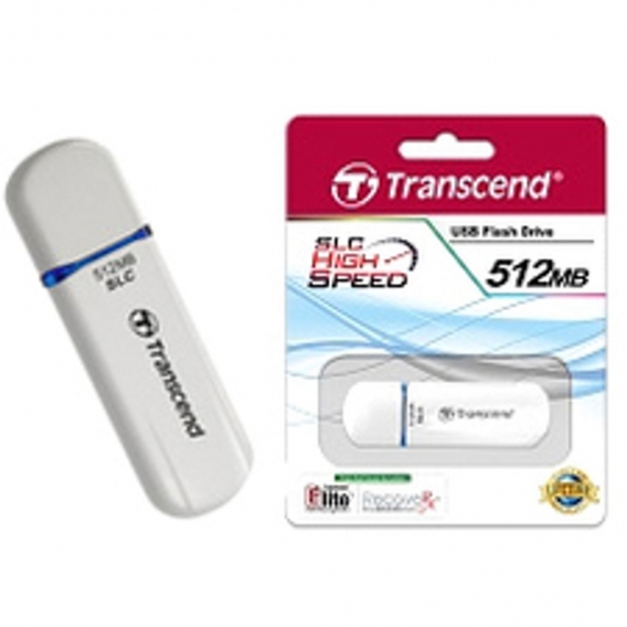 Transcend JetFlash elite 170 - 0,512 GB - USB Typ-A - 2.0 - 16 MB/s - Kappe - Weiß