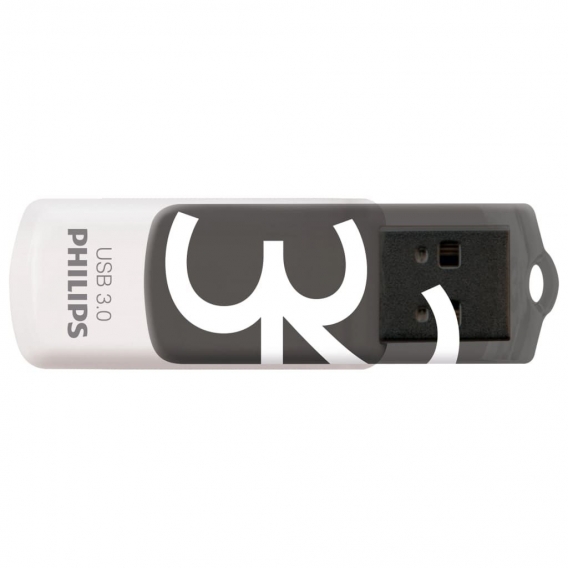 Philips USB-Stick 3.0, 32GB, Vivid Edition, 2er Pack, Farbe: Grau