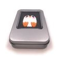 Onwomania Pinguin Flach Ründlich niedlich USB Stick in Alu Geschenkbox 8 GB USB 3.0