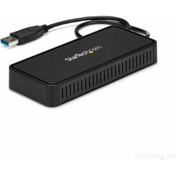 StarTech.com USB auf Dual-DisplayPort Mini Dock mit GbE LAN - Dual 4K 60 Hz - Verkabelt - USB 3.2 Ge StarTech.com