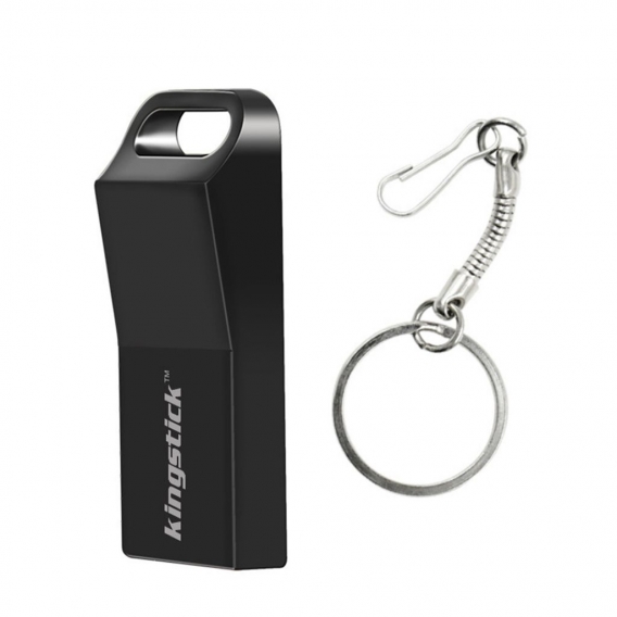 4/8/16/32/64/128GB Mini Metall Wasserdichter USB-Stick U Disk Memory Stick Stift Grau 64GB