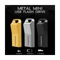 4/8/16/32/64/128GB Mini Metall Wasserdichter USB-Stick U Disk Memory Stick Stift Grau 64GB