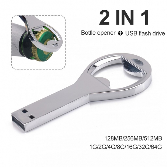 Flaschenöffner 4GB 8GB 16GB 32GB 64GB USB Pen Drive Flash Disk Memory Stick Geschenk 64G 64G