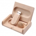 Holzkiste 4GB 8GB 16GB 32GB 64GB Mini U Disk USB Flash Drive Memory Stick Geschenk 32G 32G