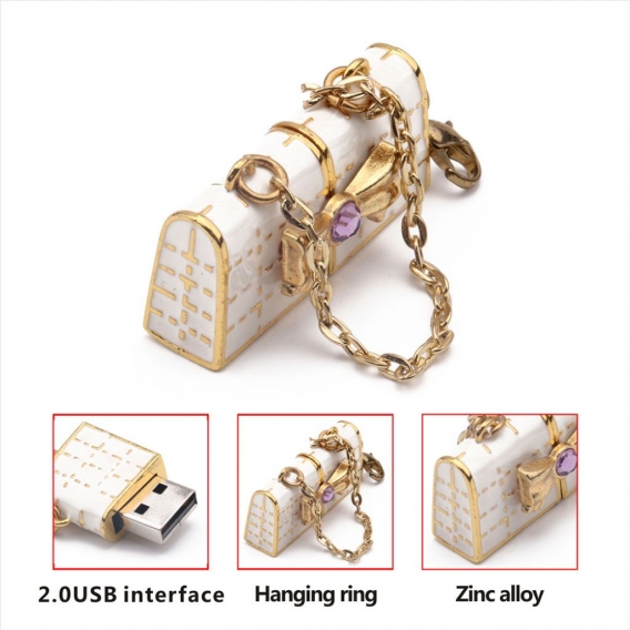 64MB-64GB Strass Handtasche USB Flash Drive Memory Stick Speicherstift U Disk 2g 2g