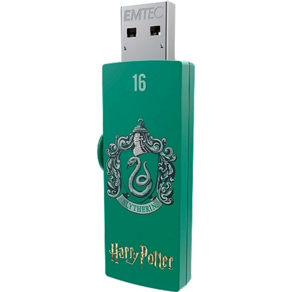 Emtec M730 Slytherin, 16 GB, USB Typ-A, 2.0, 15 MB/s, Dia, Grün