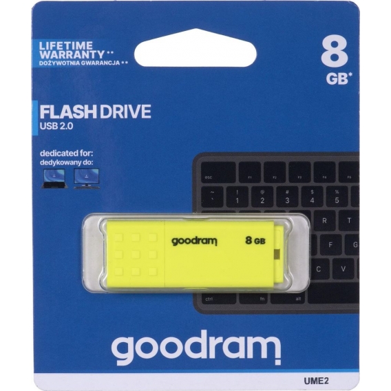 GoodRam UME2-Flash-Laufwerk, 8 GB (UME2-0080Y0R11)