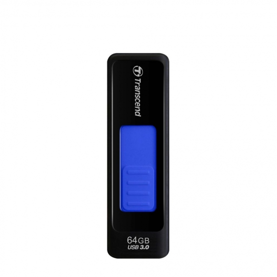 Transcend JetFlash 760, 64GB JetFlash elite, 64 GB, USB 3.0, Slide, 20.9 mm, 8.9 mm, 69.6 mm