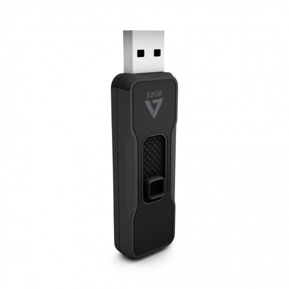 V7 32 GB USB 3.1 Flash-Laufwerk – mit Schiebemechanismus - 32 GB - USB Typ-A - 3.2 Gen 1 (3.1 Gen 1) V7