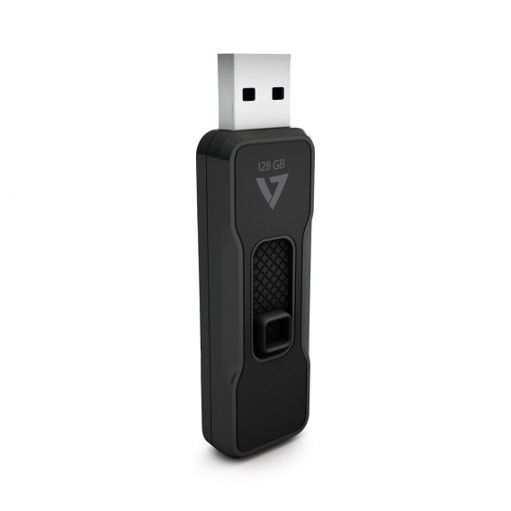 V7 128 GB USB 3.1 Flash-Laufwerk – mit Schiebemechanismus - 128 GB - USB Typ-A - 3.2 Gen 1 (3.1 Gen  V7