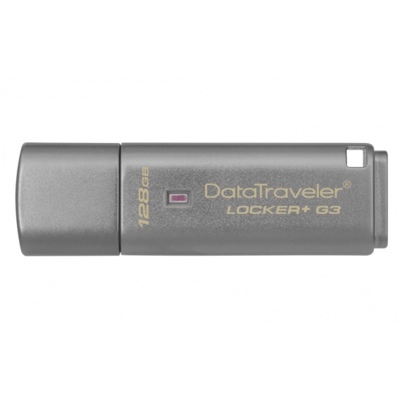 Kingston DataTraveler Locker+ G3 - 128 GB - USB Typ-A - 3.2 Gen 1 (3.1 Gen 1) - 135 MB/s - Kappe - S