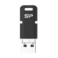 Silicon Power Mobile C50 - 32 GB - USB Type-A / USB Type-C / Micro-USB - 3.2 Gen 1 (3.1 Gen 1) - andere - 5,2 g - Schwarz