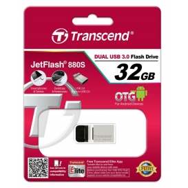 More about Transcend USB Stick JetFlash 880 |  USB OTG | 32GB | Silber