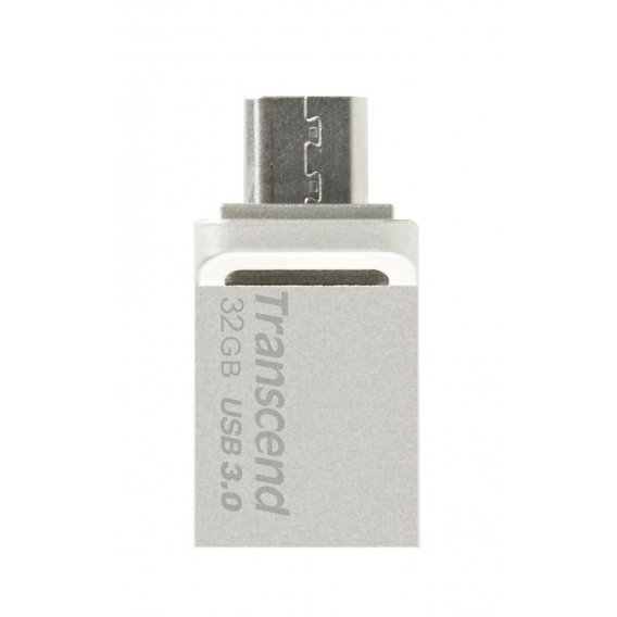 Transcend USB Stick JetFlash 880 |  USB OTG | 32GB | Silber