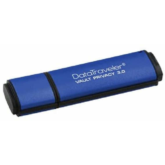 Kingston Technology DataTraveler Vault Privacy 3.0 16GB USB Flash Drive USB Type-A 3 2 Gen 1 (3 1 Gen 1) Blue