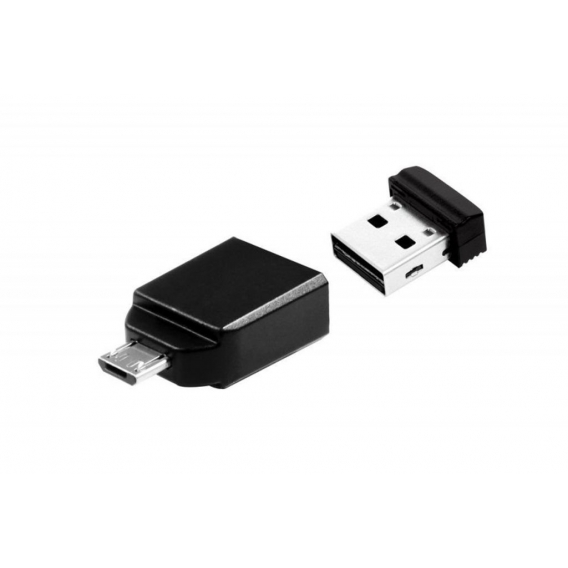 Verbatim USB 8GB 3/10 NANO OTG +1mAd black