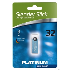 More about Platinum Slender Speicherstick 32GB USB 2.0 blau