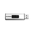 Platinum Slider USB-Stick 16 GB USB 3.0 USB-Flash-Laufwerk - Speicher-Stick in silber inkl. Öse zur Befestigung am Schlüsselanhä