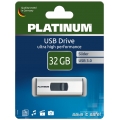 Platinum Slider USB-Stick 32 GB USB 3.0 USB-Flash-Laufwerk - Speicher-Stick in silber inkl. Öse zur Befestigung am Schlüsselanhä