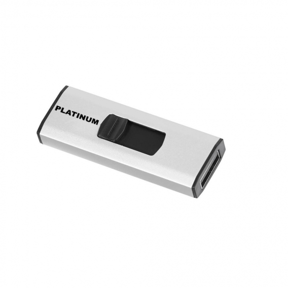 Platinum Slider 64 GB USB-Stick modernes USB 3.0 Laufwerk mit kappenlosem Design