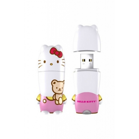 Mimoco 8GB Hello Kitty Teddy Bear, 8 GB, USB 2.0, Kappe, 25.4 mm, 63.5 mm