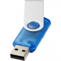 Bullet USB-Stick, transparent PF1527 (4 GB) (Transparentes Blau/Silber)