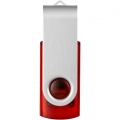 Bullet USB-Stick, transparent PF1527 (4 GB) (Transparentes Rot/Silber)