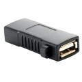 USB 2.0 Adapter   Typ A Buchse Zu Buchse   Anschluss Konverter Adapter Schwarz