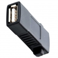 USB 2.0 Adapter   Typ A Buchse Zu Buchse   Anschluss Konverter Adapter Schwarz