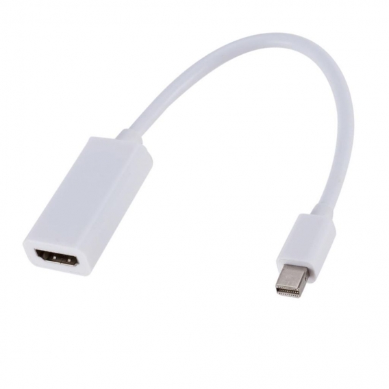 DisplayPort auf HDMI Adapter, Mini Display Port DP Zu HDMI Konverter, Weiß