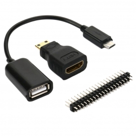 More about Mini HDMI Stecker Auf HDMI Buchse Micro USB GPIO Für Raspberry Pi Zero Black