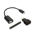 Mini HDMI Stecker Auf HDMI Buchse Micro USB GPIO Für Raspberry Pi Zero Black