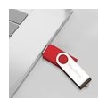 4GB USB 2.0 Stick Flash USB Drive Swivel USB Flashdrive Speicherstick Memorystick Farbe: Rot